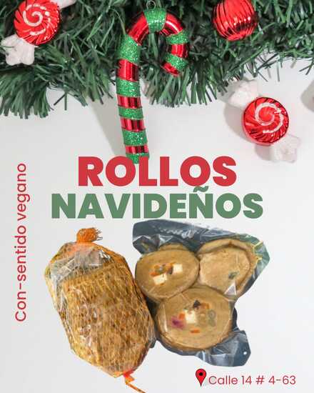 Rollos veganos rellenos de verduras