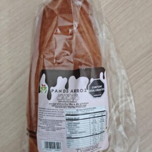 Pan de Arroz con Crema de Cacao