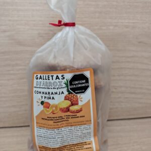 Galletas de Arroz con Naranja y Piña